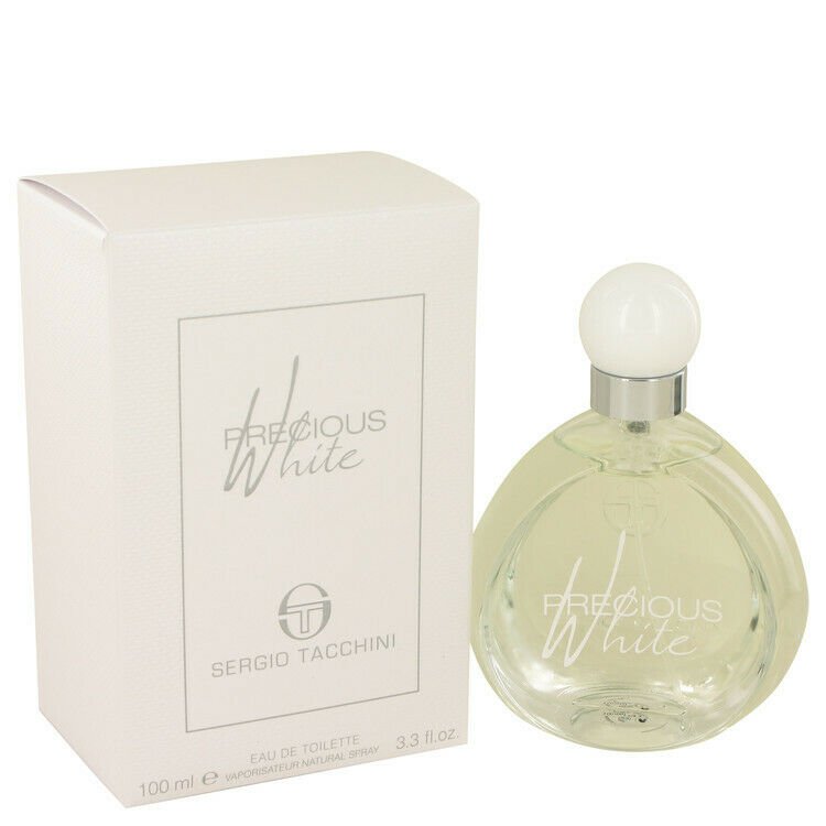 Sergio Tacchini Precious White Eau De Toilette Spray By Sergio Tacchini 3.4 oz E
