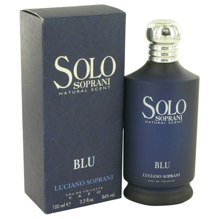 Solo Soprani Blu Eau De Toilette Spray By Luciano Soprani 3.3 oz Eau De Toilette
