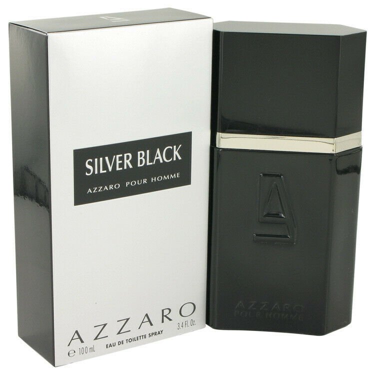 Silver Black Eau De Toilette Spray By Azzaro 3.4 oz Eau De Toilette Spray