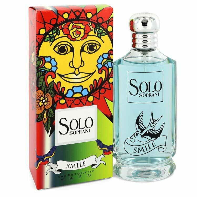 Solo Smile Eau De Toilette Spray By Luciano Soprani 3.4 oz Eau De Toilette Spray