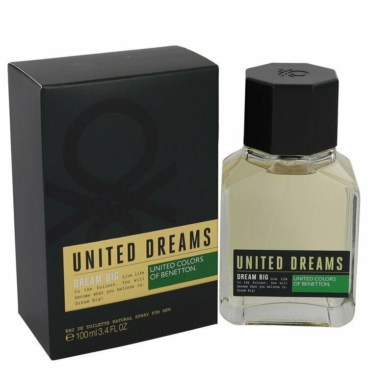 United Dreams Dream Big Eau De Toilette Spray By Benetton 3.4 oz Eau De Toilette