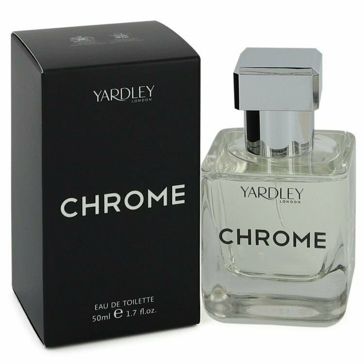 Yardley Chrome Eau De Toilette Spray By Yardley London 1.7 oz Eau De Toilette Sp