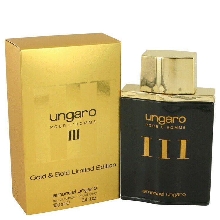 Ungaro Iii Eau De Toilette spray (Gold & Bold Limited Edition) By Ungaro 3.4 oz