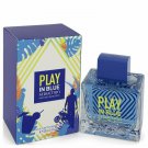 Play In Blue Seduction Eau De Toilette Spray By Antonio Banderas 3.4 oz Eau De T