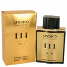 Ungaro Pour L'homme Iii Oud Eau De Toilette Spray By Ungaro 3.4 oz Eau De Toilet