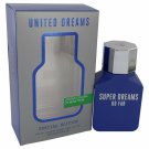 United Dreams Super Dreams Go Far Eau De Toilette Spray By Benetton 3.4 oz Eau D