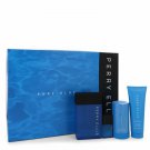Perry Ellis Pure Blue Gift Set By Perry Ellis 3.4 oz Eau De Toilette Spray + 3 o