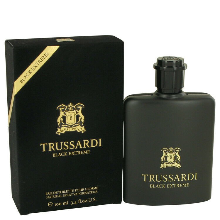 Trussardi Black Extreme Eau De Toilette Spray By Trussardi 3.4 oz Eau De Toilett