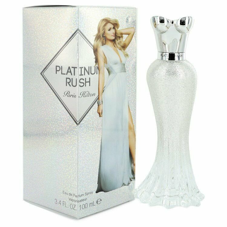 Paris Hilton Platinum Rush Eau De Parfum Spray By Paris Hilton 3.4 oz Eau De Par