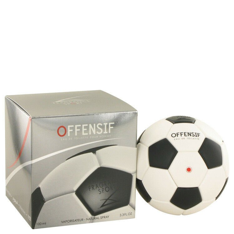 Offensif Soccer Eau De Toilette Spray By Fragrance Sport 3.3 oz Eau De Toilette