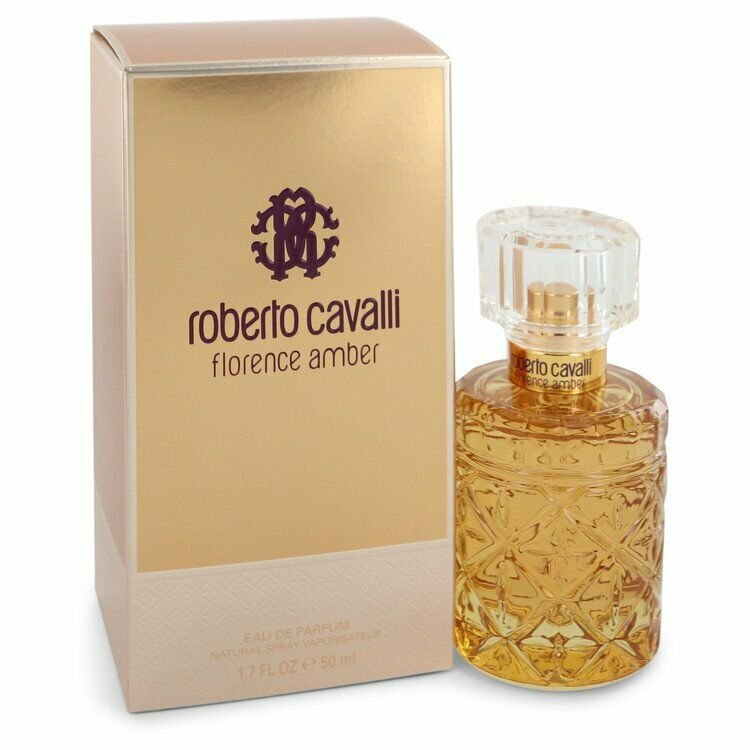 Roberto Cavalli Florence Amber Eau De Parfum Spray By Roberto Cavalli 1.7 oz Eau