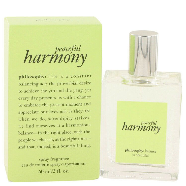 Peaceful Harmony Eau De Toilette Spray By Philosophy 2 oz Eau De Toilette Spray