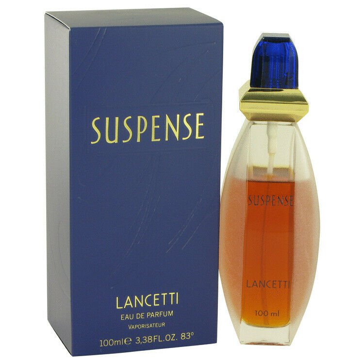 Suspense Eau De Parfum Spray (Low Fill) By Lancetti 3.38 oz Eau De Parfum Spray