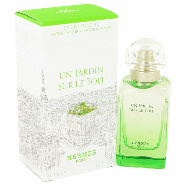 Un Jardin Sur Le Toit Eau De Toilette Spray By Hermes 1.7 oz Eau De Toilette Spr
