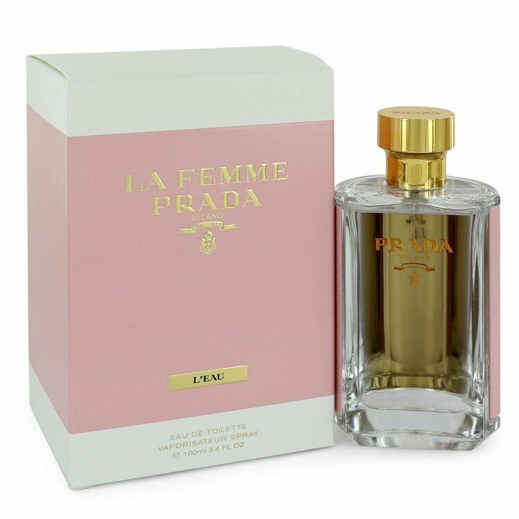 Prada La Femme L'eau Eau De Toilette Spray By Prada 3.4 oz Eau De Toilette Spray