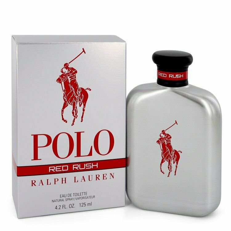 Polo Red Rush Eau De Toilette Spray By Ralph Lauren 4.2 oz Eau De Toilette Spray