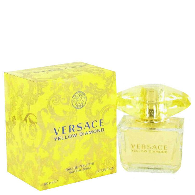 Versace Yellow Diamond Gift Set By Versace Miniature Collection Includes Crystal