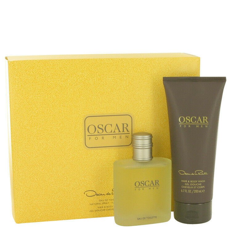 Oscar Gift Set By Oscar de la Renta 3.4 oz Eau De Toilette Spray + 6.7 oz Hair &