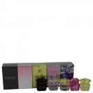 Crystal Noir Gift Set By Versace Miniature Collection Includes Crystal Noir, Bri