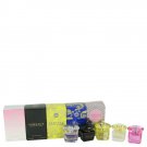 Bright Crystal Gift Set By Versace Miniature Collection Includes .17 oz minis of