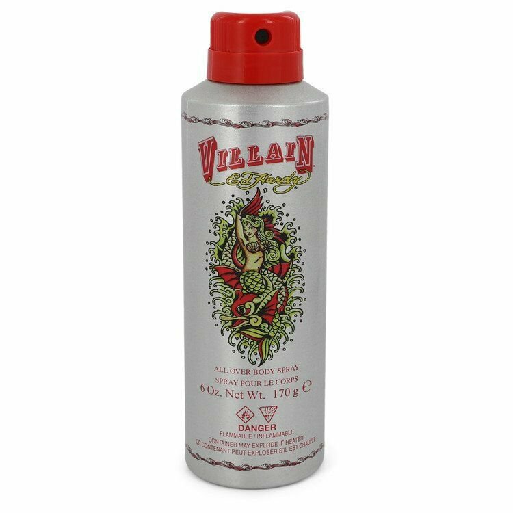 Ed Hardy Villain Body Spray By Christian Audigier 6 oz Body Spray