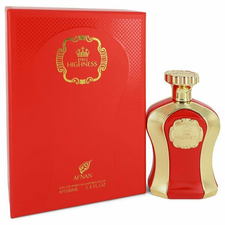 Her Highness Red Eau De Parfum Spray By Afnan 3.4 oz Eau De Parfum Spray