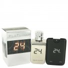 24 Platinum The Fragrance Eau De Toilette Spray + 0.8 oz Mini Pocket Spray By Sc