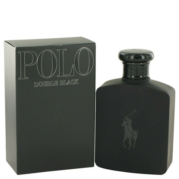 Polo Double Black by Ralph Lauren Eau De Toilette Spray 4.2 oz