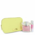 Bright Crystal by Versace Gift Set -- 3 oz Eau De Toilette Spray + 0.3 oz Mini E