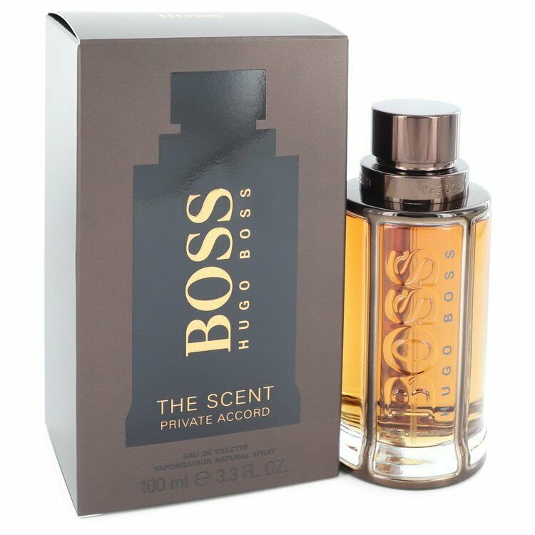 Boss The Scent Private Accord by Hugo Boss Eau De Toilette Spray 3.3 oz