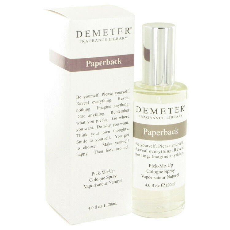 Demeter Paperback by Demeter Cologne Spray 4 oz