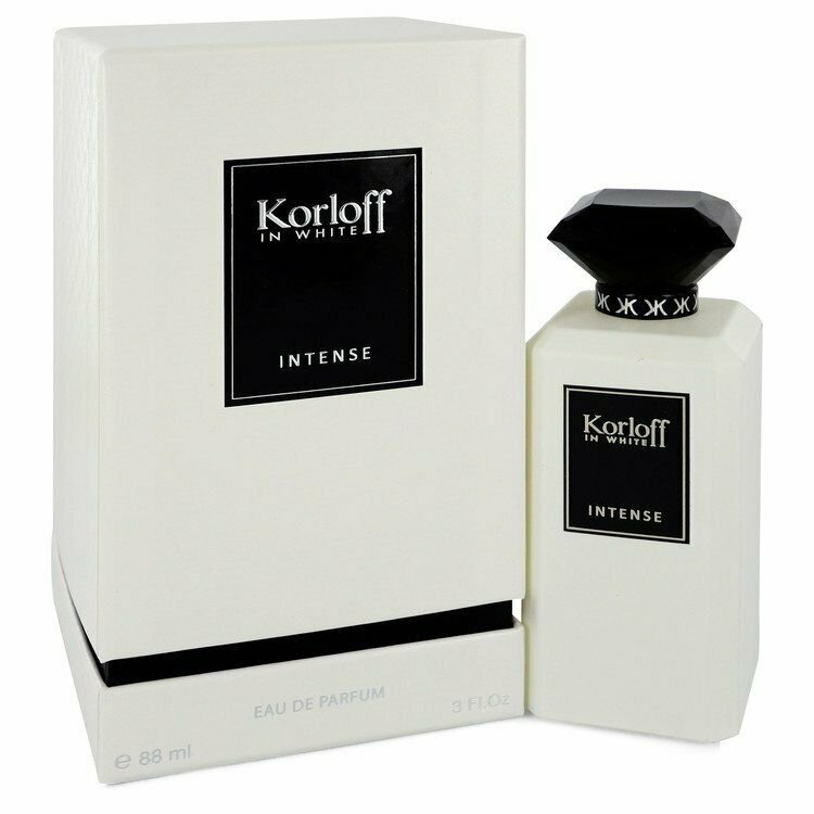 Korloff In White Intense by Korloff Eau De Parfum Spray 3 oz