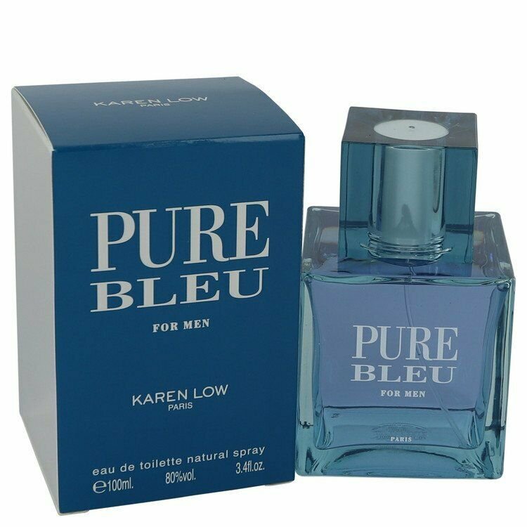 Pure Bleu by Karen Low Eau De Taoilette Spray 3.4 oz
