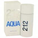 212 Aqua by Carolina Herrera Eau De Toilette Spray 3.4 oz
