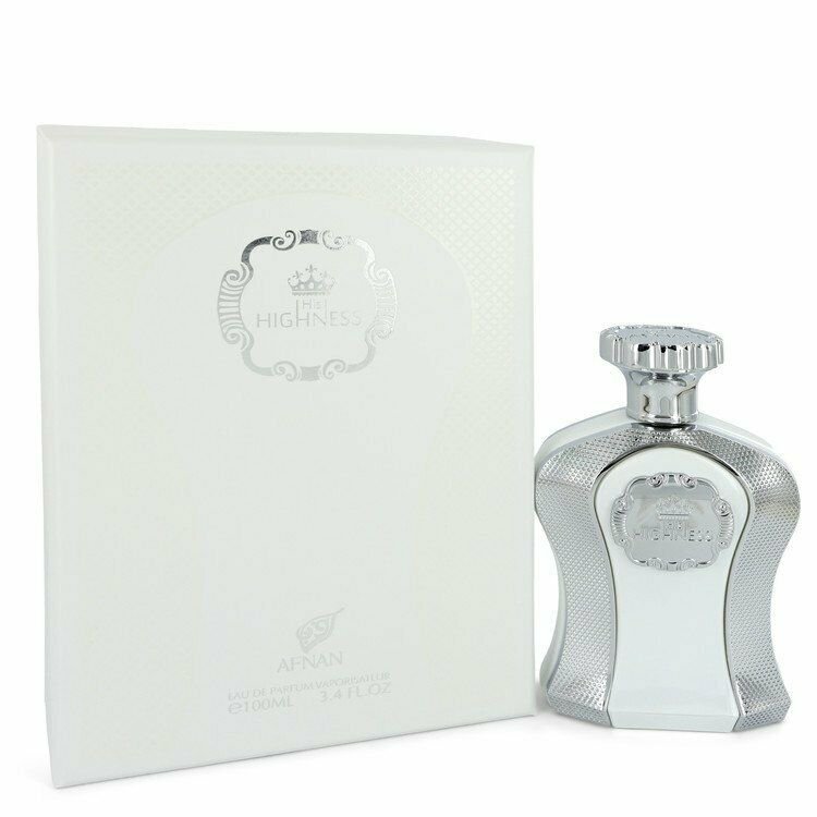 His Highness White by Afnan Eau De Parfum Spray 3.4 oz