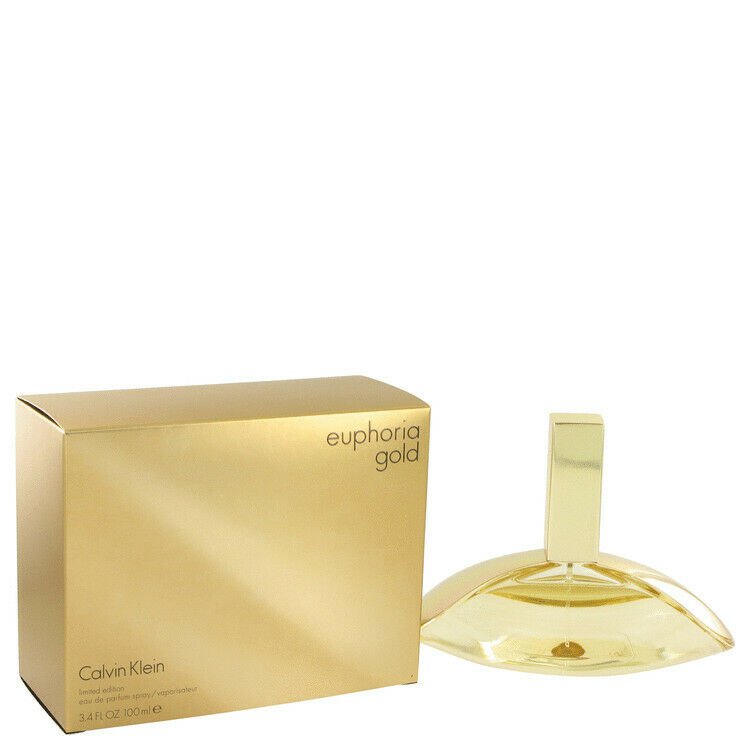 Euphoria Gold by Calvin Klein Eau De Parfum Spray (Limited Edition) 3.4 oz