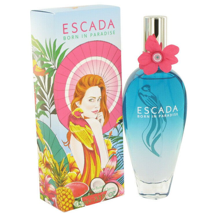 Escada Born In Paradise by Escada Eau De Toilette Spray (Limited Edition) 3.3 oz
