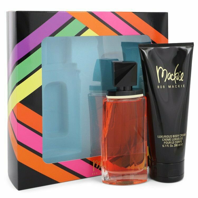 MACKIE by Bob Mackie Gift Set -- 3.4 oz Eau De Toilette Spray + 6.8 oz Body Loti