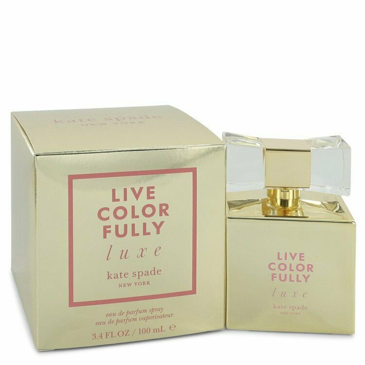 Live Colorfully Luxe by Kate Spade Eau De Parfum Spray 3.4 oz