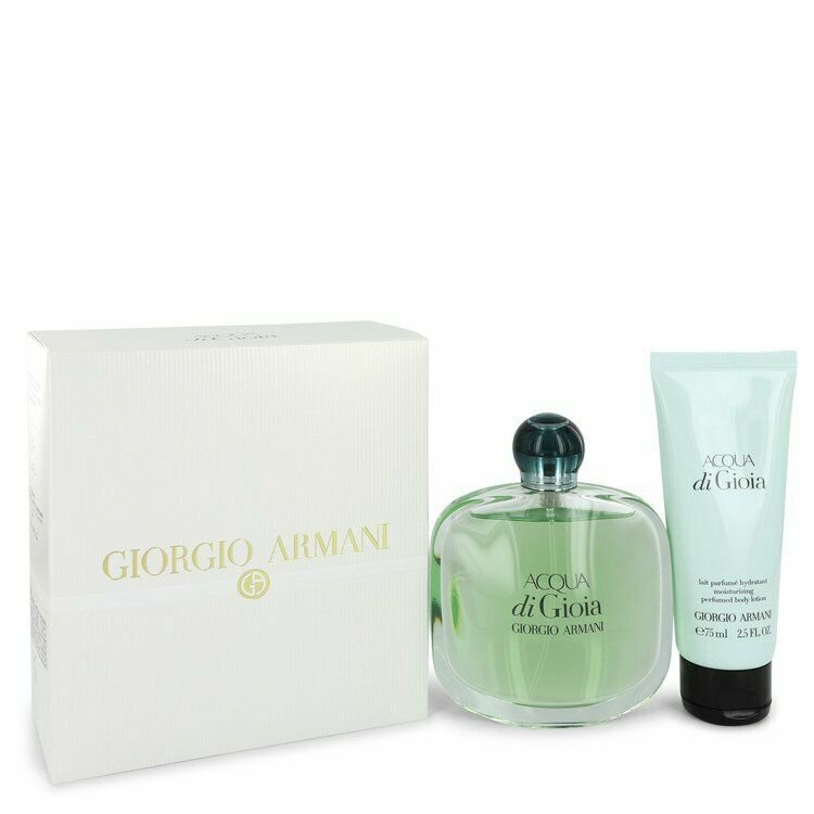 Acqua Di Gioia by Giorgio Armani Gift Set -- 3.4 oz Eau De Parfum Spray + 2.5 oz