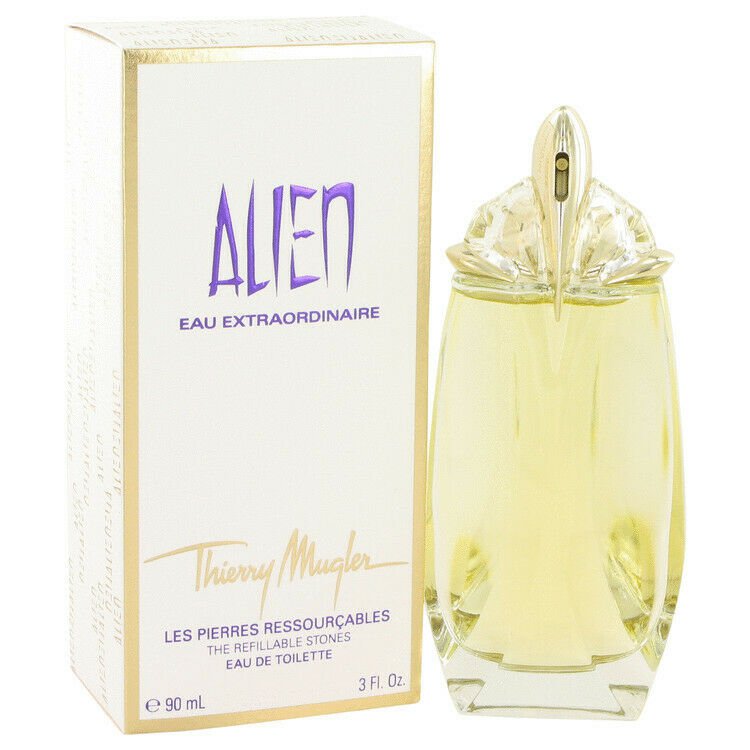 Alien Eau Extraordinaire by Thierry Mugler Eau De Toilette Spray Refillable 3 oz