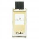 La Temperance 14 by Dolce & Gabbana Eau De Toilette Spray (Tester) 3.3 oz
