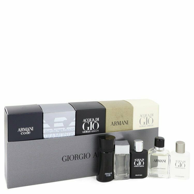 ARMANI by Giorgio Armani Gift Set -- Travel Set Includes.14 oz Mini Armani Code,