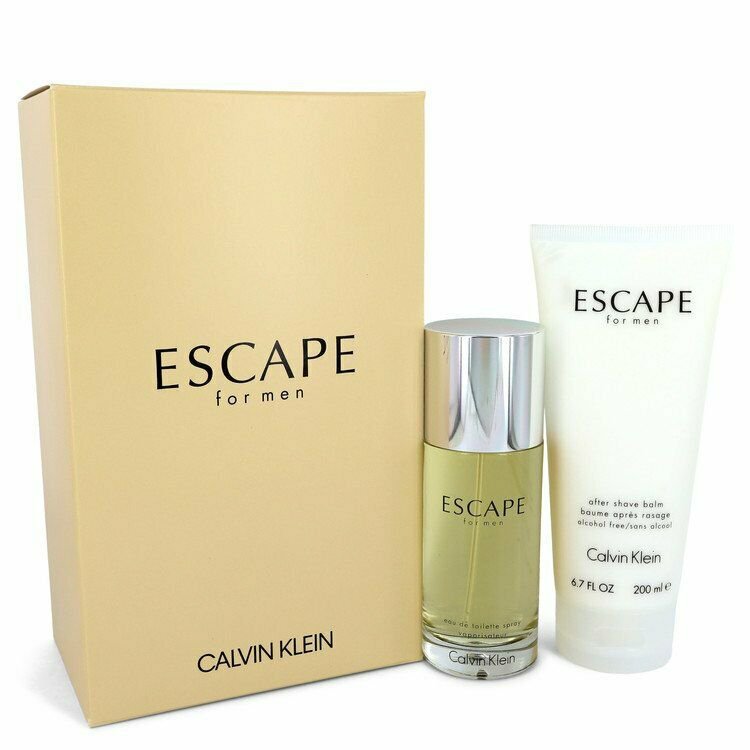ESCAPE by Calvin Klein Gift Set -- 3.4 oz Eau De Toilette Spray + 6.7 oz After S