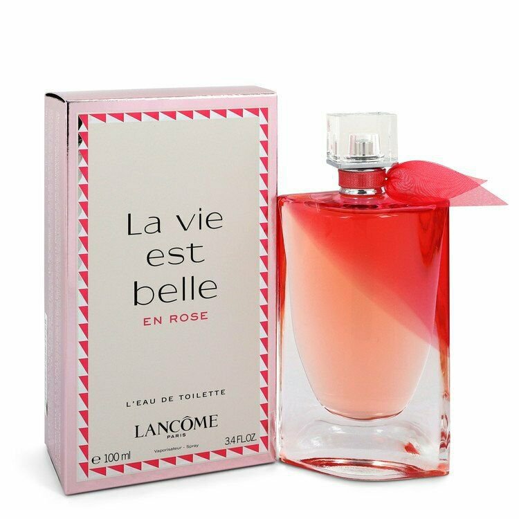 La Vie Est Belle En Rose by Lancome L'eau De Toilette Spray 3.4 oz