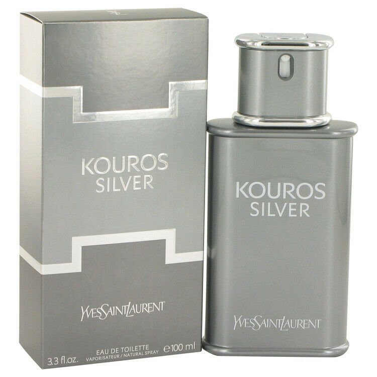 Kouros Silver by Yves Saint Laurent Eau De Toilette Spray 3.4 oz