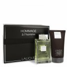 Lalique Hommage a L'Homme by Lalique Gift Set -- 3.3 oz Eau De Toilette Spray +