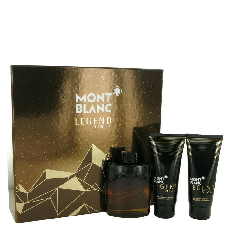 Montblanc Legend Night by Mont Blanc Gift Set -- 3.3 oz Eau De Parfum Spray + 3.