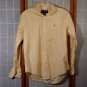 Ralph Lauren POLO Classic Mens Shirt - Size S - Yellow cotton vintage dress shirt