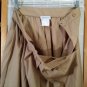 FILENES dress Skirt - Vintage Tan Pleated - Size 10